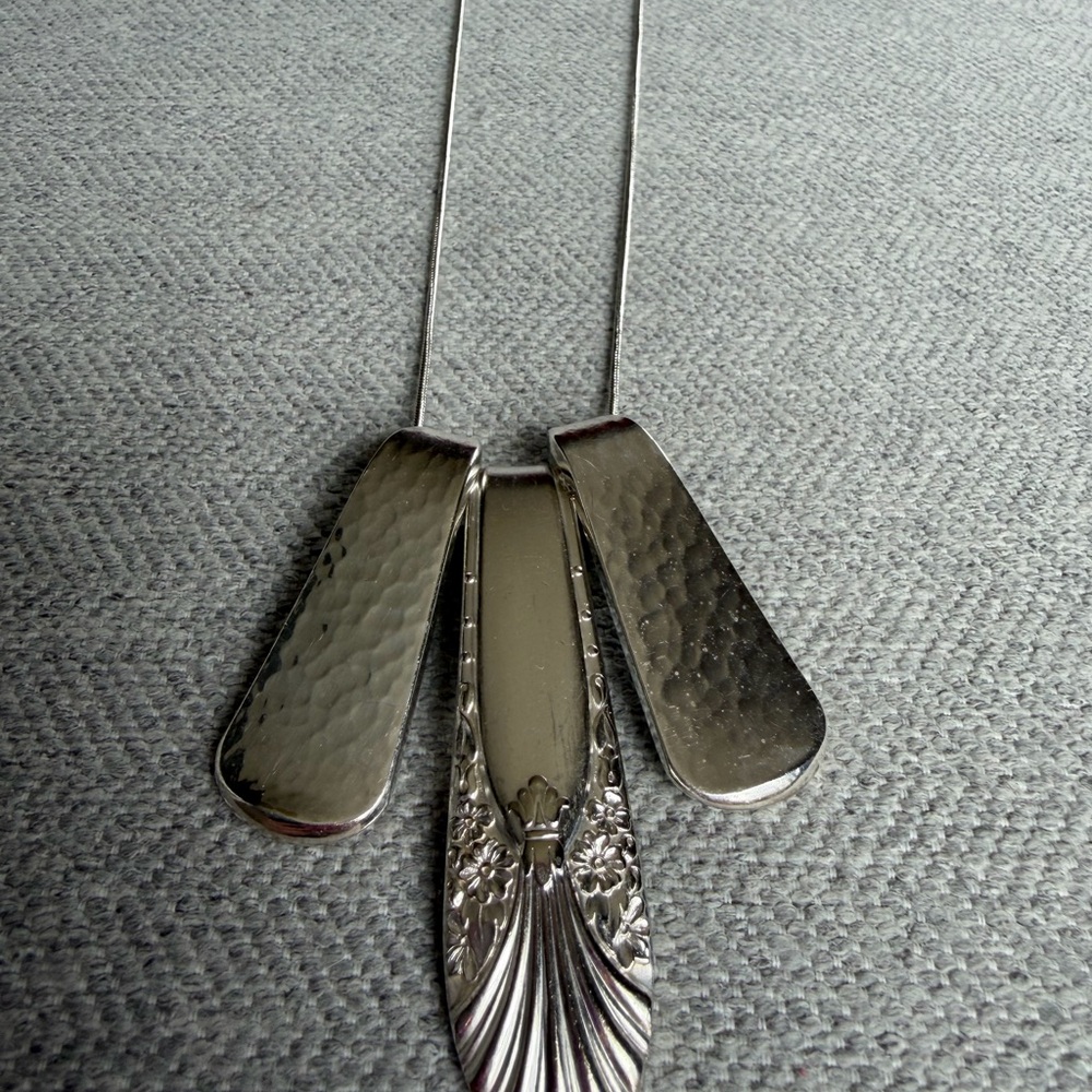 Silverware Pendant Necklace - Picture 2 of 7